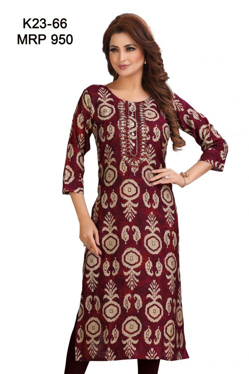 designn of kurti K23-66