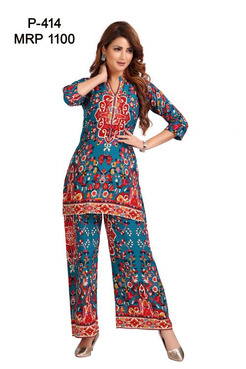 designn of kurti P-414