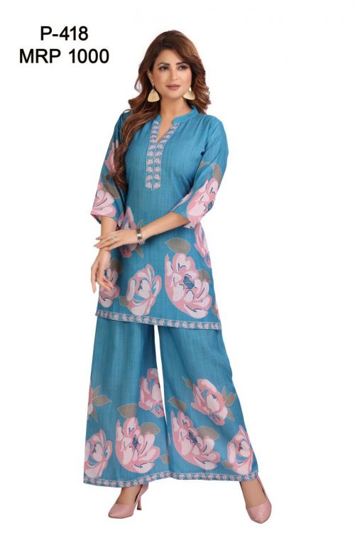 designn of kurti P-418