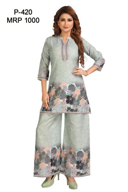designn of kurti P-420