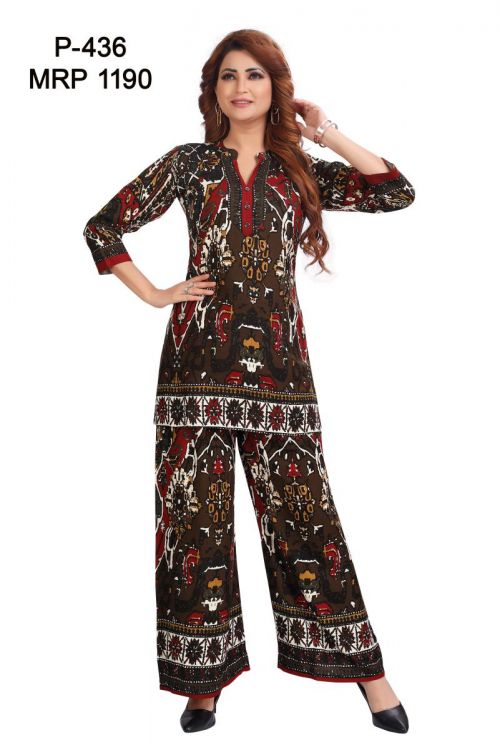 designn of kurti P-436