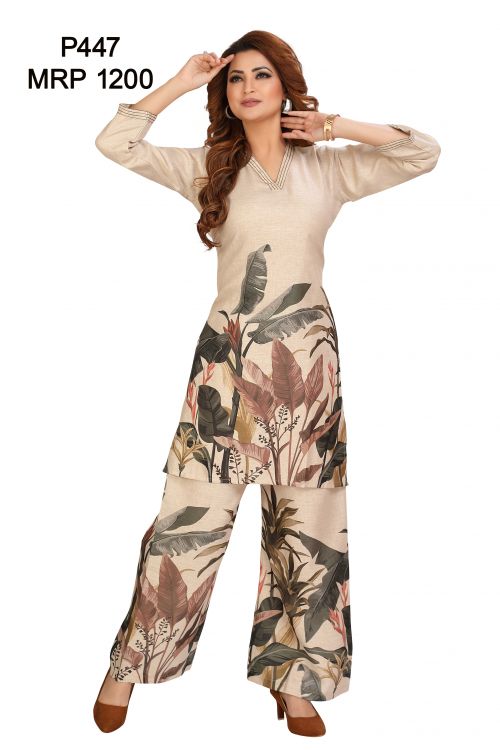 designn of kurti P-447