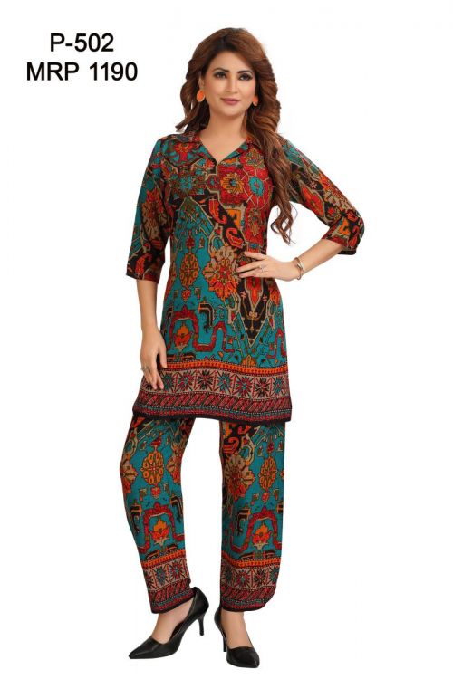 designn of kurti P-502