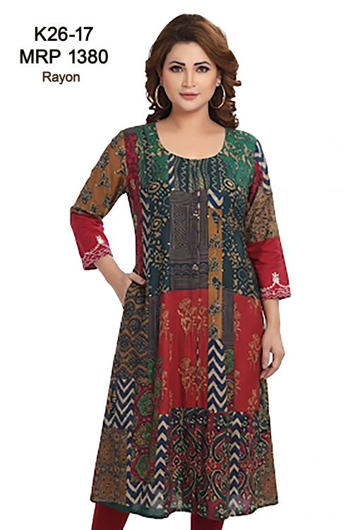designn of kurti K26-17