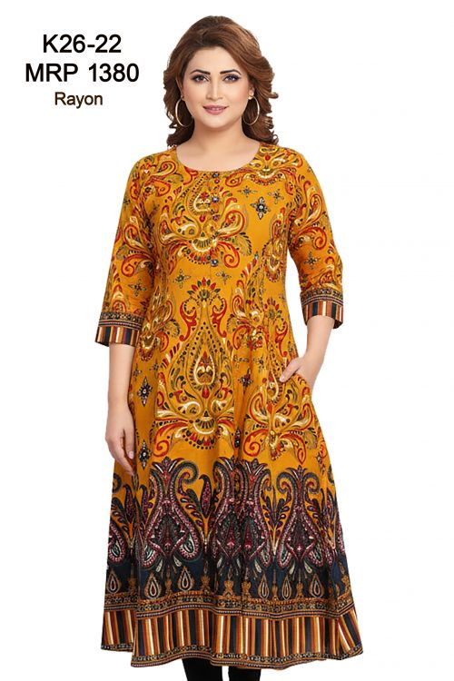 designn of kurti K26-22
