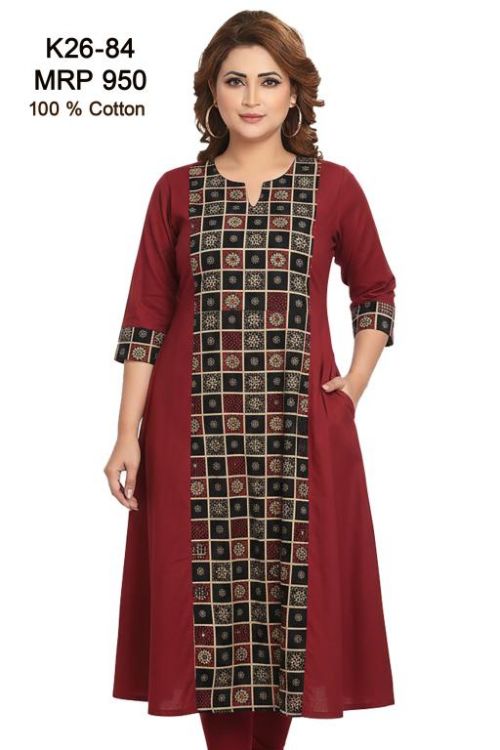 designn of kurti K26-84