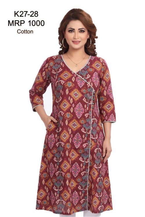designn of kurti K27-28