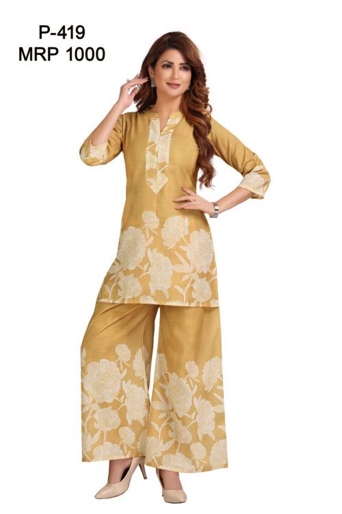 designn of kurti P-419